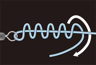 釣り糸 ライン の結び方 クリンチノット