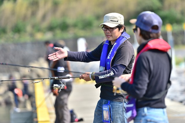 入門者エギング教室開催 Yamashita イカ釣りで世界トップクラス
