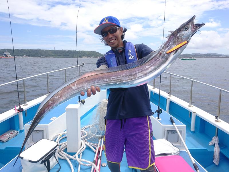 130cmドラゴン太刀魚 By香西宗正 マリアフィールドスタッフブログ Maria 海のルアーフィッシングのパイオニア