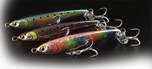 The flap brought about super wide rolling action + baitfish backward wave